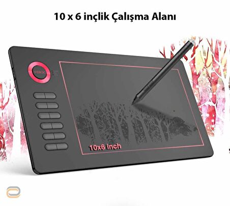 Veikk A15 2.5 inç Grafik Tablet