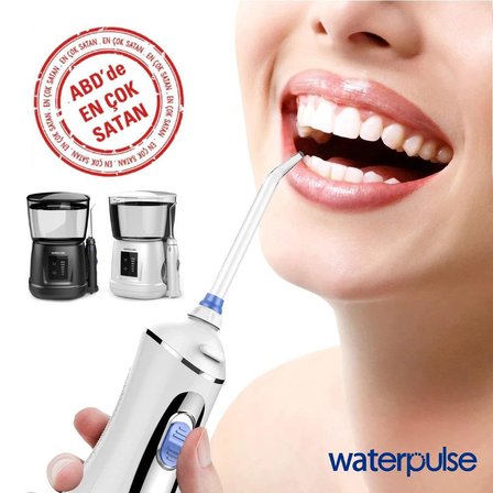 WaterPulse WP-V700Plus-W Water Flosser Profesyonel, Masajlı, 1000ml Diş/Protez Bakım ve Ağız Duşu
