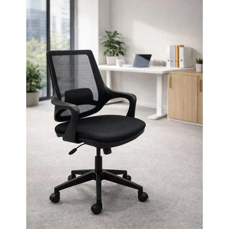 City Çalışma Sandalyesi, Büro Ofis Sandalyesi, Ofis Koltuğu, Çalışma Koltuğu - Siyah