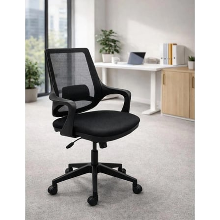 City Çalışma Sandalyesi, Büro Ofis Sandalyesi, Ofis Koltuğu, Çalışma Koltuğu - Siyah