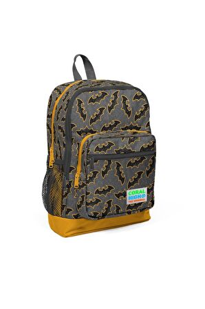 Coral High Yarasa Desenli Beslenme Okul Çantası + Kalemlik