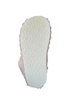 Kadın Panduf Kaydırmaz Taban Ev Botu Kalın Hafif Taban PUDRA