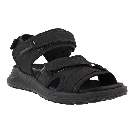 Ecco Siyah Kadın Nubuk Sneaker EXOWRAP W BlackBlack Oil N Sandal/T