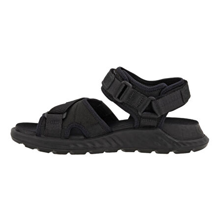 Ecco Siyah Kadın Nubuk Sneaker EXOWRAP W BlackBlack Oil N Sandal/T