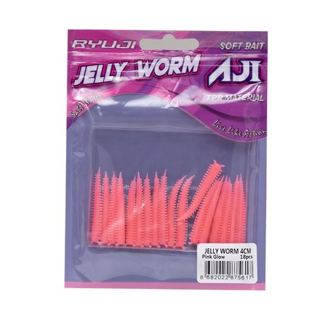 Ryuji Jelly Worm Yemlik Turuncu 4cm 18 Adet