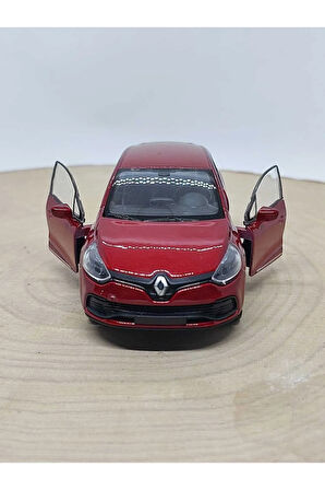 Renault Clio 4 Çek Bırak Metal Araba Beyaz Veya Kırmızı (RENK BELİRTİNİZ)