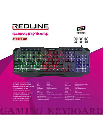 Redline RGK-664 Gaming Keyboard