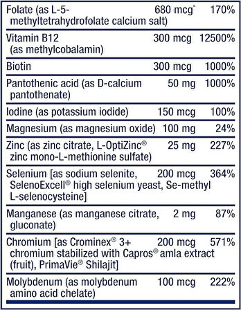 LIFE EXTENSION ONE-PER-DAY MULTIVITAMIN 60 TABLETS