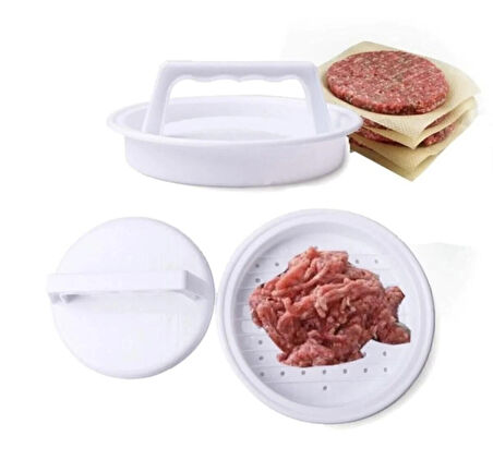 Plastik hamburger&köfte şekillendirici