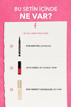 Flormar Holiday Glamour 6'lı Makyaj Seti