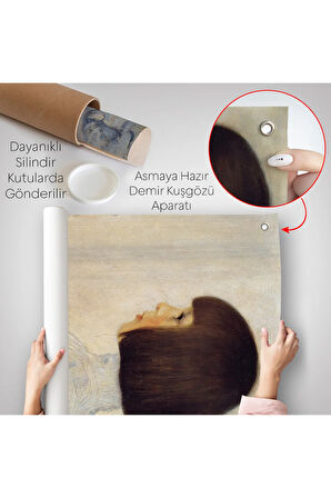 Gustav Klimt - Helene Klimt'in Portresi Duvar Örtüsü-7380