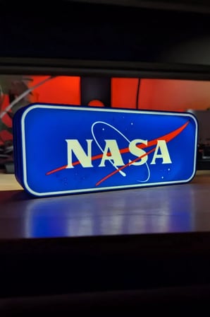 Nasa Tasarımlı Dekoratif Gece Lambası Aydınlatma (25x11cm)