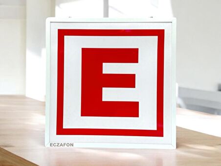 Eczane E Logo Yeni Nesil 60x60cm Eczafon