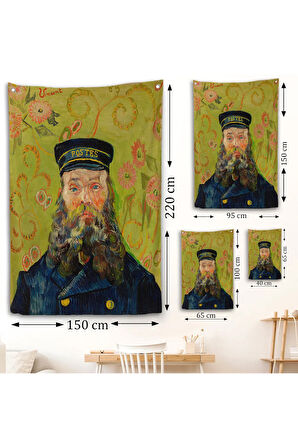 Vincent van Gogh – Postacı Joseph Roulin’in Portresi Duvar Örtüsü - Postes - Postman-7381
