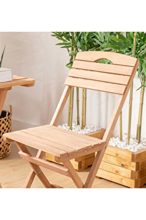 Reyo Tiny Bistro Set 2+1 Katlanabilir Masa Sandalye Takımı