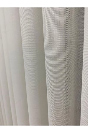 Ribella Ekru Renkli 1/3 Sık Pileli Modern Tül Perde