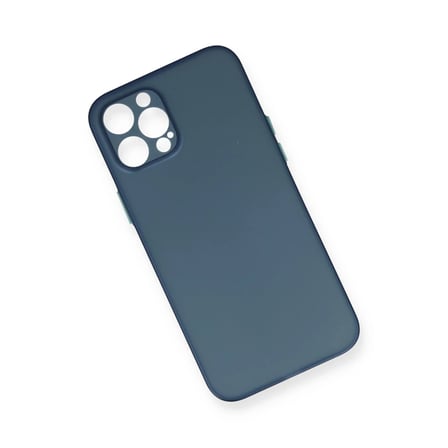 Apple iPhone 12 Pro Max Kılıf PP Ultra İnce Kapak - Mavi