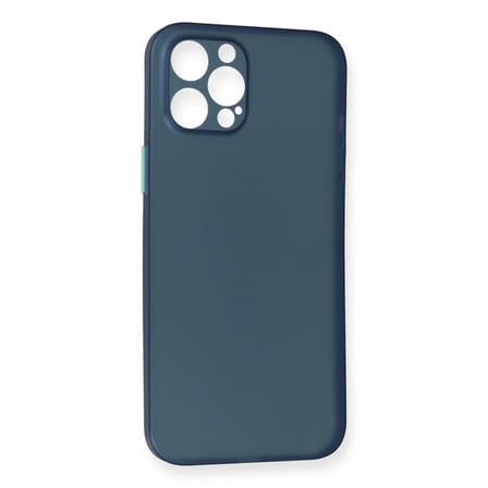 Apple iPhone 12 Pro Max Kılıf PP Ultra İnce Kapak - Mavi