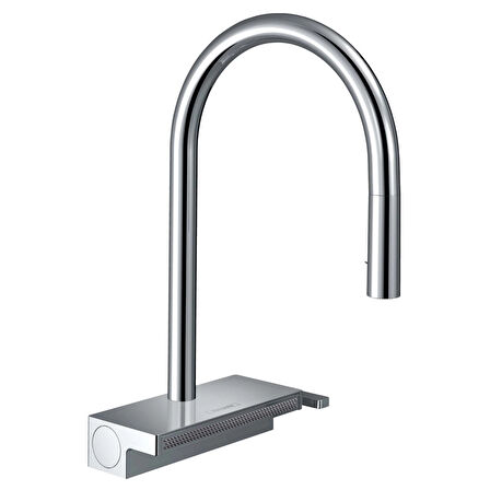 Hansgrohe Aquno Select M81 Spiralli Eviye Bataryası sBox Krom