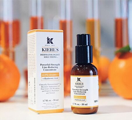 Kiehl's Powerful-Strength Line - Reducing Concentrate 50 ml - C Vitamini ve Hyalüronik Asit