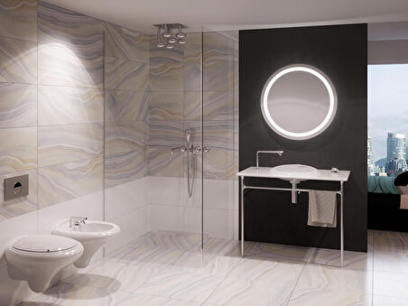 VitrA İstanbul A42304 Lavabo Bataryası, 2 Delikli Lavabolar için, Krom