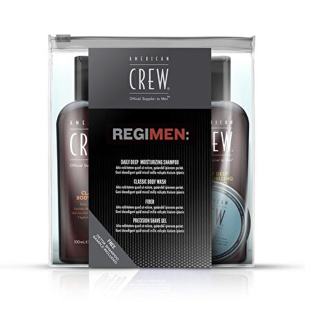 American Crew Regimen Travel Kit Seyahat Erkek Bakım Seti