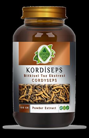 Kordisep Toz Ekstresi 100 Gr Cam Kavanoz