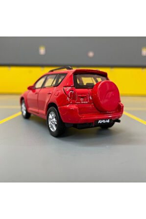 Toyota Rav4 1/36 Ölçek Diecast Metal Model Araba Çek Bırak Araba Oyuncak Araba
