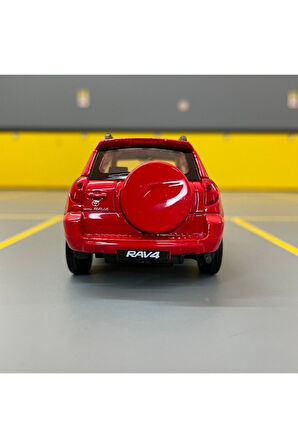 Toyota Rav4 1/36 Ölçek Diecast Metal Model Araba Çek Bırak Araba Oyuncak Araba