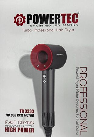 Powertec TR-3333 Plazma Fön Makinası