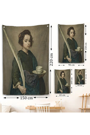 Diego Velazquez - Aziz Rufina Duvar Örtüsü-7390