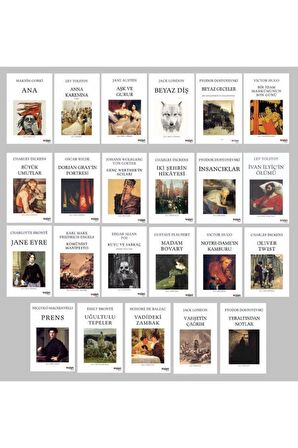Can Yayınları Dünya Klasikleri Seti 24 Kitap