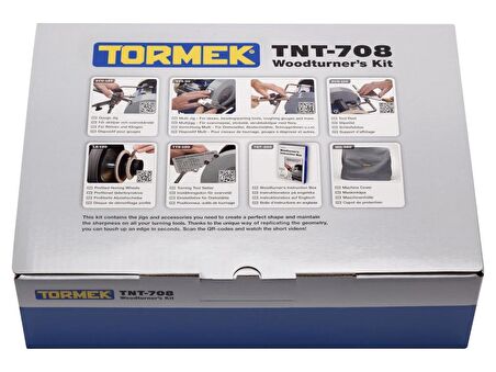 Tormek TNT-708 Ahşap Torna Bıçağı ve Iskarpela Bileme Aparatları Kiti