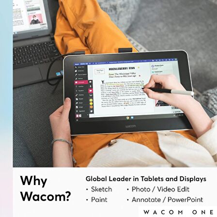 Wacom One 10.4 inç Grafik Tablet