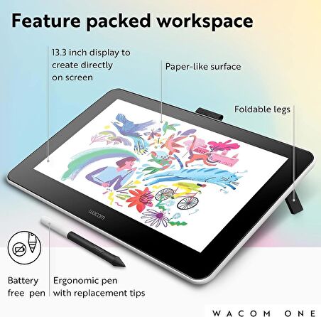 Wacom One 10.4 inç Grafik Tablet