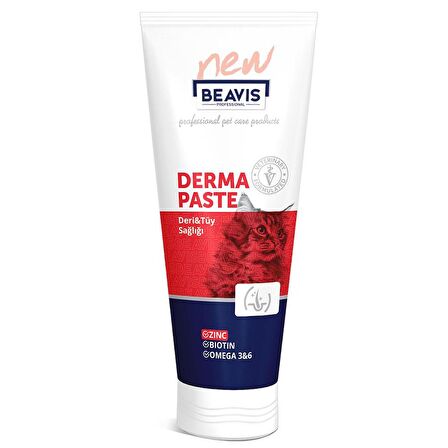 Beavis Kediler için Deri&Tüy Sağlığını Destekle Macun 85 ml 