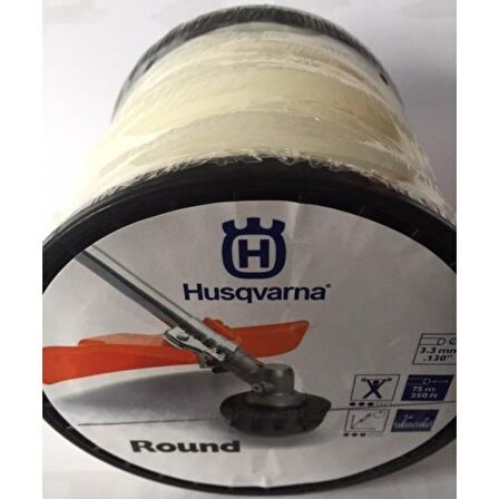 Husqvarna Misina Beyaz 3,3mm 75mt Yuvarlak Ekstra Güçlü