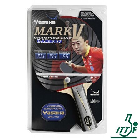 Yasaka Mark V Carbon ITTF Onaylı Masa Tenisi Raketi