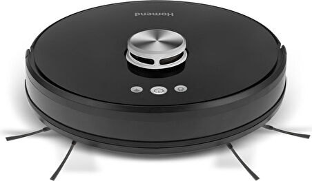 Homend Alex Laser Pro 1283H Moplu ve Haritalamalı Akıllı Robot Süpürge Siyah