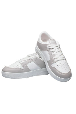 Unisex Spor Sneaker Ayakkabı BEYAZ - GRİ