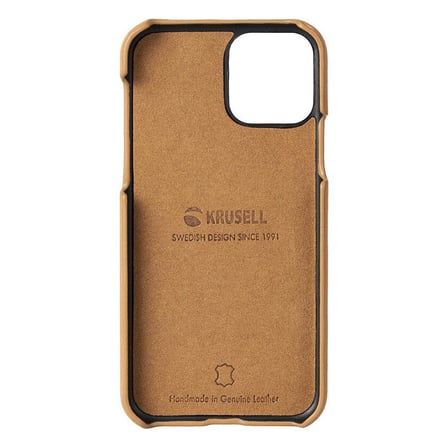 Krusell Hakiki Deri iPhone 11 Pro Vintage Kılıf - Bej