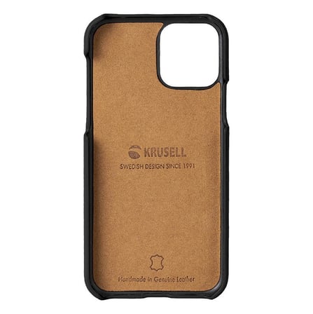 Krusell Hakiki Deri iPhone 11 Pro Vintage Kılıf - Siyah