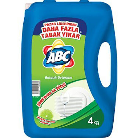 ABC Bulaşık Deterjanı Misket Limon 4 lt X 2 Adet