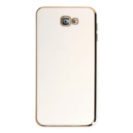 Samsung Galaxy J7 Prime Kılıf Volet Silikon - Beyaz