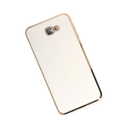 Samsung Galaxy J7 Prime Kılıf Volet Silikon - Beyaz
