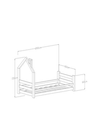 GİVAYO WOOD'S YUKİ MONTESSORİ ÇAM YATAK 90*190