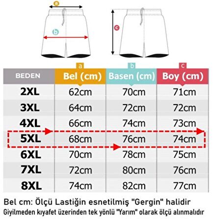 5 Adet Büyük Beden Bambu Atlet Redzone Beyaz