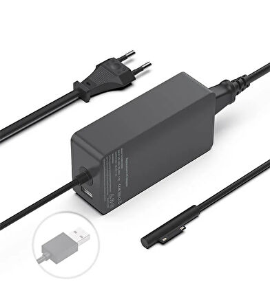 Microsoft Surface Book 2 1806 Şarj Aleti Adaptör