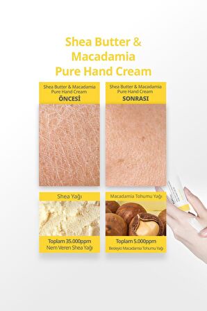Yoğun Nem Veren Besleyici El Kremi Kundal Shea Butter & Macadamia Pure Hand Cream 50ml (Ylang Ylang)