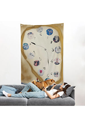 Salvador Dali - Horloge Duvar Örtüsü-7396